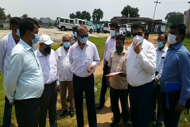 Inspection of land of new Sadar Hospital