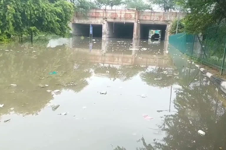 Waterlogging problem in bridge Prahladpur railway underpass