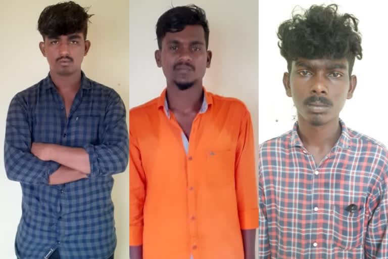 நகை திருட்டு வழக்கில் 3 இளைஞர்கள் கைது