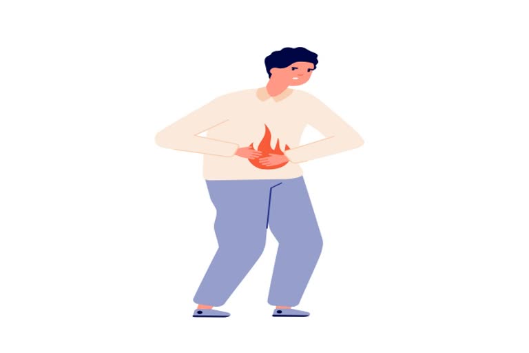 hyperacidity, bloating, chest burn