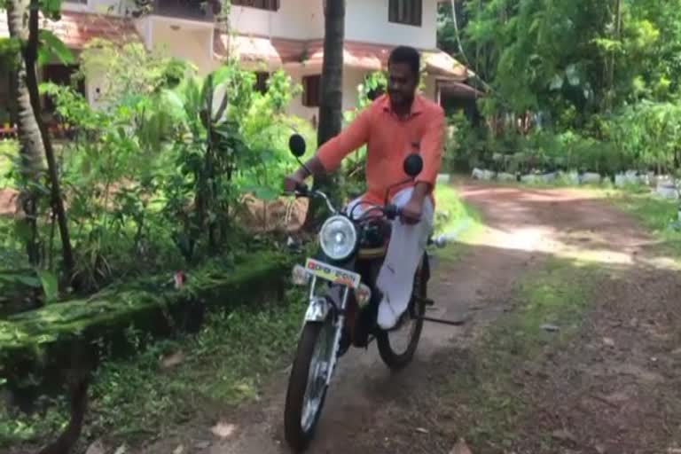 Kerala man builds bicycle from scrap with look of bike amid fuel price hike