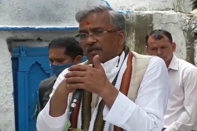 Trivendra rawat on devsthanam