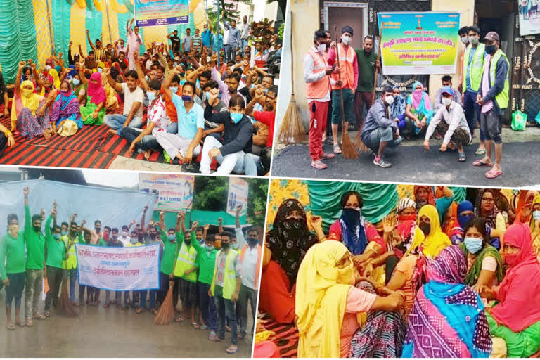 cleaners protest