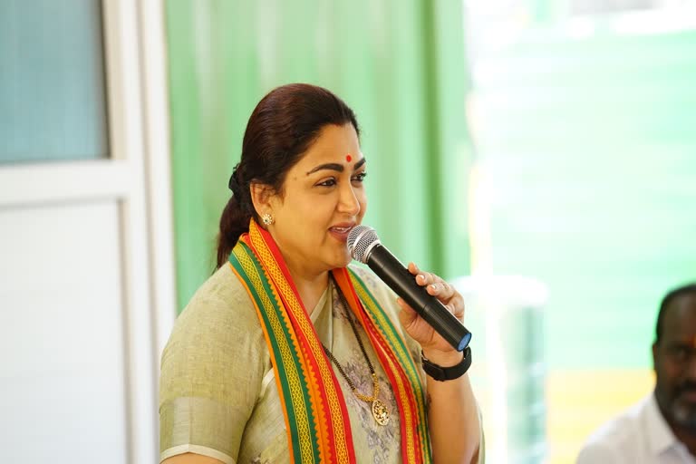 Actor-politician Kushboo says her Twitter account hacked