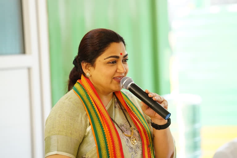 Actor-politician Kushboo