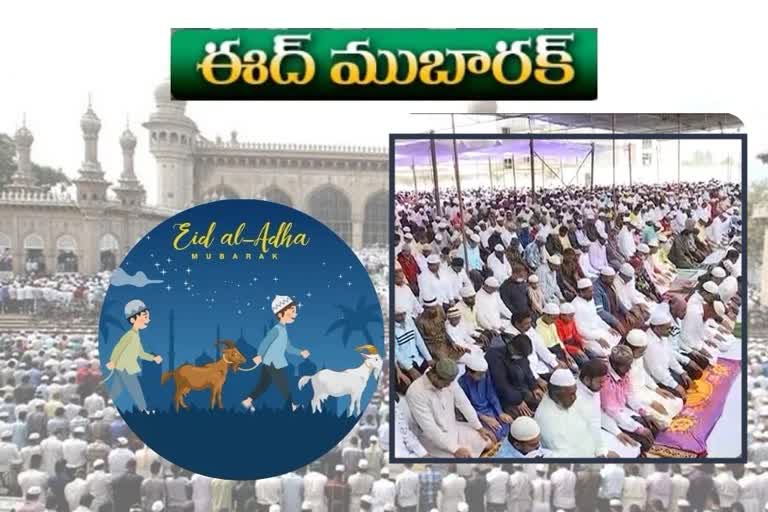 bakrid celebrations, bakrid festival in telangana