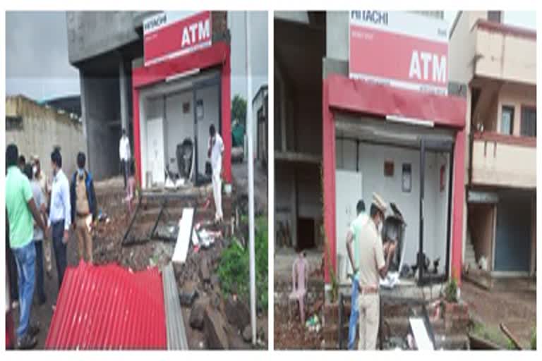 atm blast by thefts in pune