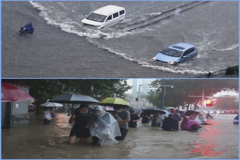 Middle Chinaમાં વરસાદે મચાવ્યો કહેર, 12 લોકોના મોત