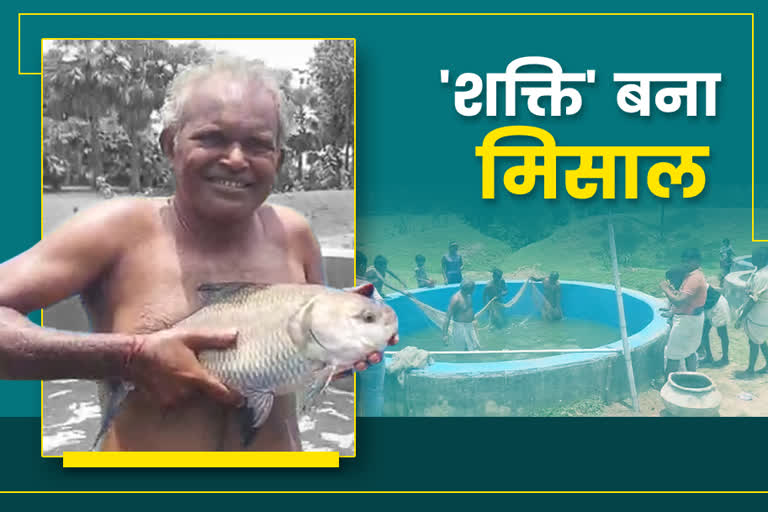 Eight families in bokaro got permanent employment due to fish seed production