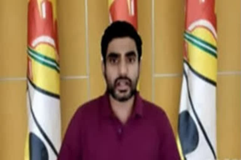 nara lokesh fires on ycp