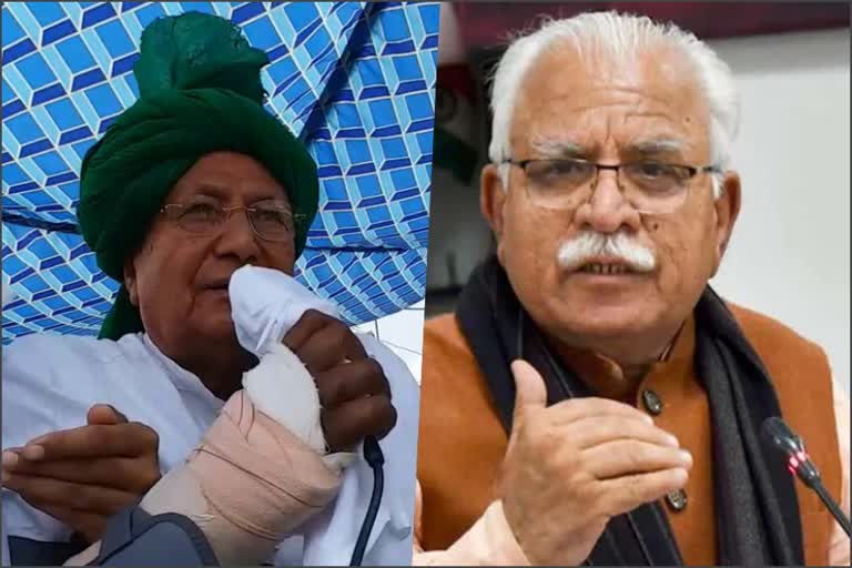 om prakash chautala statement manohar lal