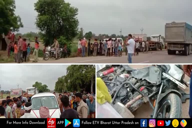 Road accident in kanpur