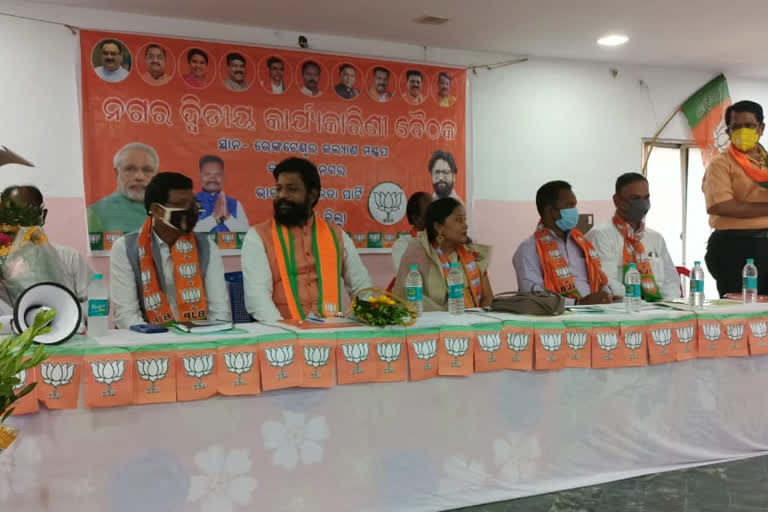 executive meeting, meeting of rayagada BJP city council, BJP city council, ରାୟଗଡ଼ା ବିଜେପି ନଗର ମଣ୍ଡଳ, କାର୍ଯ୍ୟକାରିଣୀ ବୈଠକ, rayagada BJP