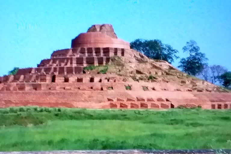 saffron stupa