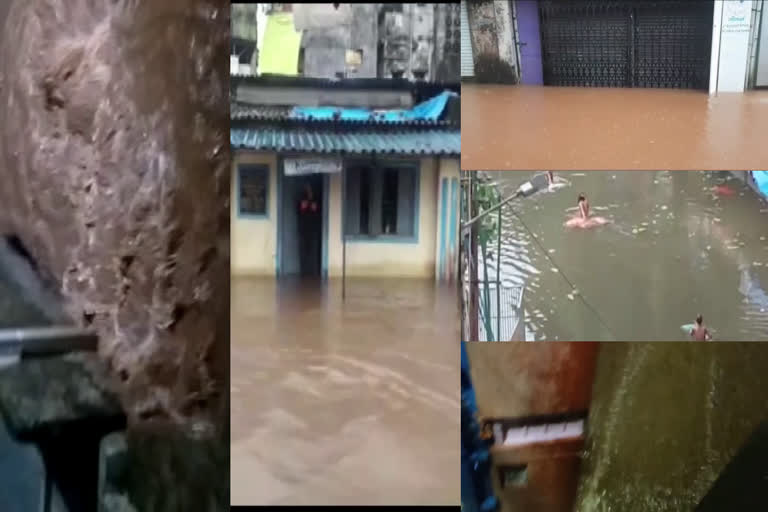 Heavy rains batter Mumbai, leave several areas waterlogged  heavy rains in mumbai  waterlogging in mumbai  railway services halted its operations  മുംബൈയിൽ കനത്തമഴ; ട്രെയിന്‍ ഗതാഗതം നിർത്തിവെച്ചു  കനത്തമഴ  നഗരത്തിലെ പല ഭാഗങ്ങളും വെള്ളത്തിലാണ്.  വന്‍ ഗതാഗത കുരുക്ക്