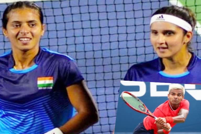 इस्तोमिन  नागल  सानिया मिर्जा  अंकिता रैना  टेनिस  Tennis  Ankita Raina  Sania Mirza  istomin  Nagal