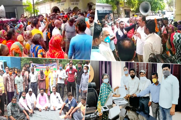 sanitation workers protest