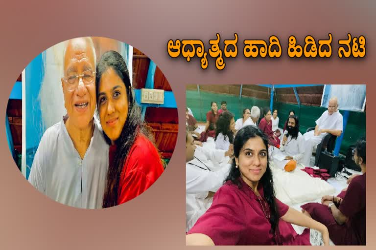 Actress chaithra kotoor joined osho meditation camp