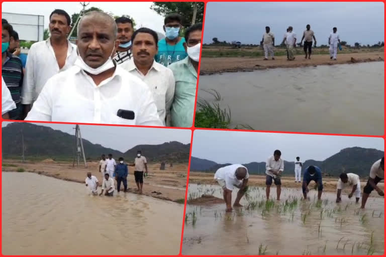 Rainwater in the Jagan anna colonies