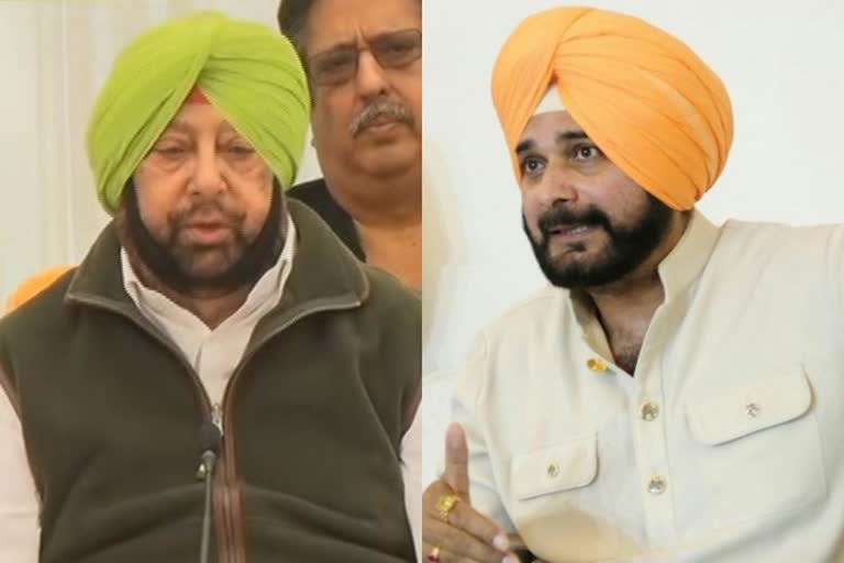 Chief Minister Captain Amarinder Singh, Navjot Singh Sidhu