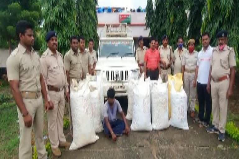 ganja sized in rayagada