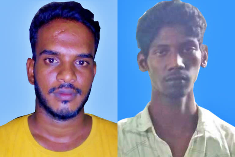 two youths arrest for women harassment  sexual harassment  mayiladuthurai youths arrest for women harassment  mayiladuthurai news  mayiladuthurai latest news  crime news  பாலியல் வன்புணர்வு  மயிலாடுதுறையில் பாலியல் வன்புணர்வில் ஈடுபட்டவர்கள் கைது  பாலியல் வன்புணர்வில் ஈடுபட்டவர்கள் கைது  மயிலாடுதுறையில் காதலர்களை தாக்கி பெண்ணிடம் பாலியல் வன்புணர்வு