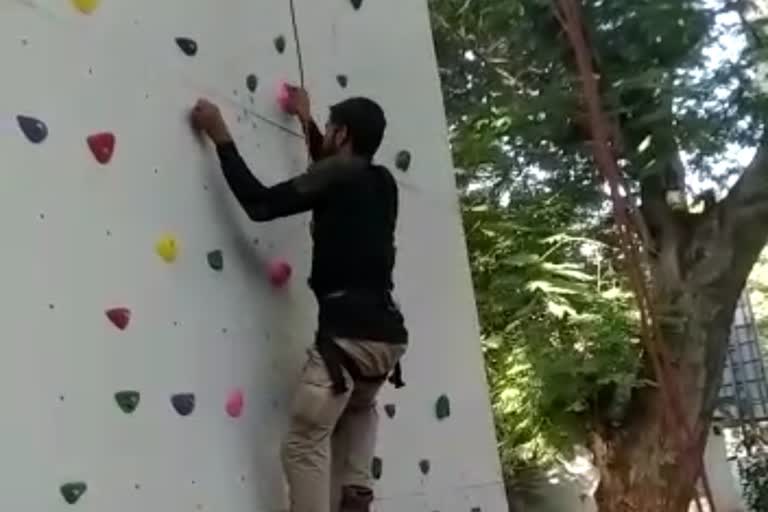 climbing wall