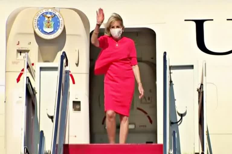 JILL BIDEN LANDS IN JAPAN FOR OLYMPIC OPENING CEREMONY