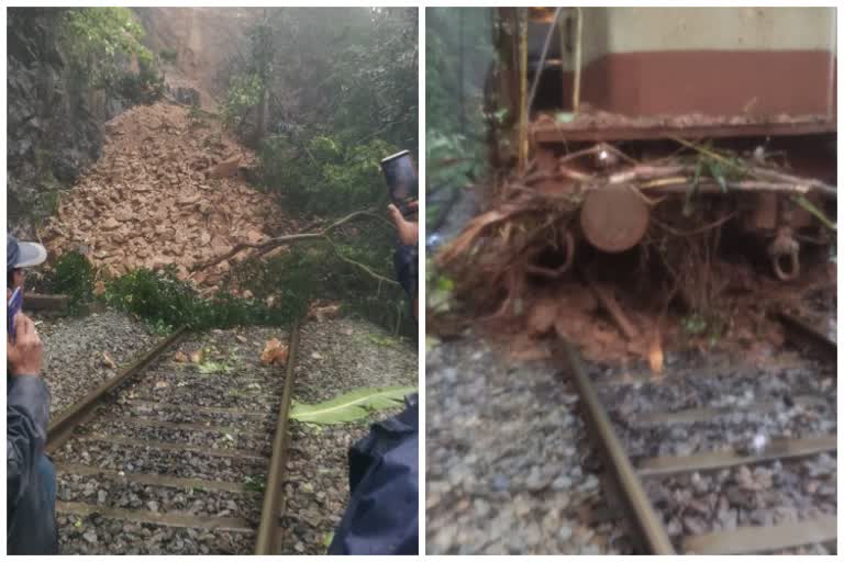 Rail way shutdown due to heavy rain