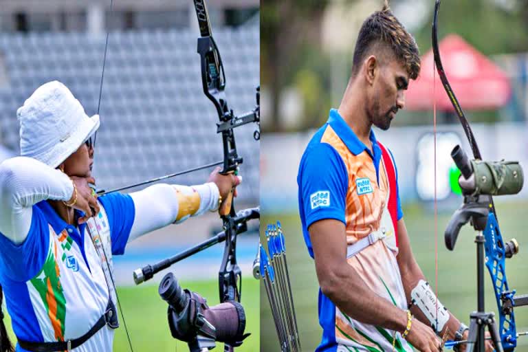 Archery Mixed Team event  Sports News in Hindi  खेल समाचार  प्रवीण जाधव  तीरंदाजी मिक्सड टीम  तीरंदाज दीपिका कुमारी  Archer Deepika Kumari  Archery Mixed Team  Praveen Jadhav