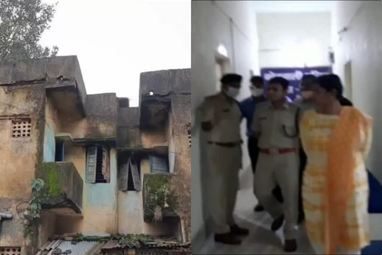 etv-bharat-impact-collector-visited-the-dilapidated-police-residences-in-korba