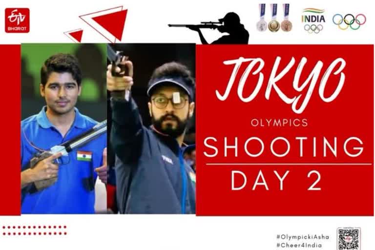 Tokyo Olympics 2020 Day 2 India dominates shooting Saurabh enters medal round