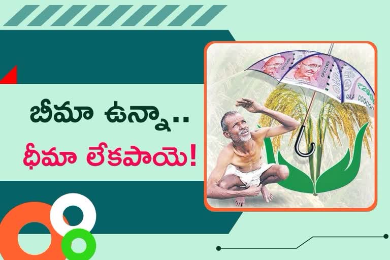 పంట బీమా అమల్లో ఉన్నా.. అన్నదాతలకు అన్యాయం