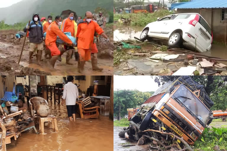 flood in maharaમહારાષ્ટ્રમમાં વરસાદના કારણે સર્જાયો વિનાશ, 149 લોકોનાં મોતshtra