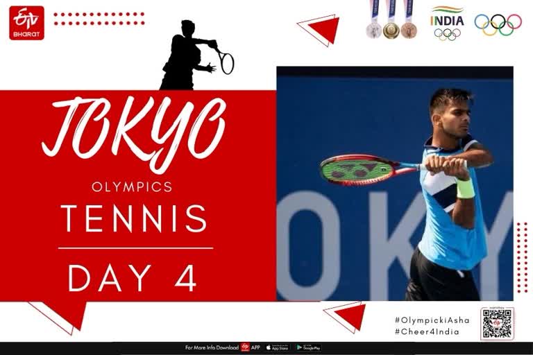 Tokyo Olympics 2020, Day 4:  Sumit nagal - men's singles