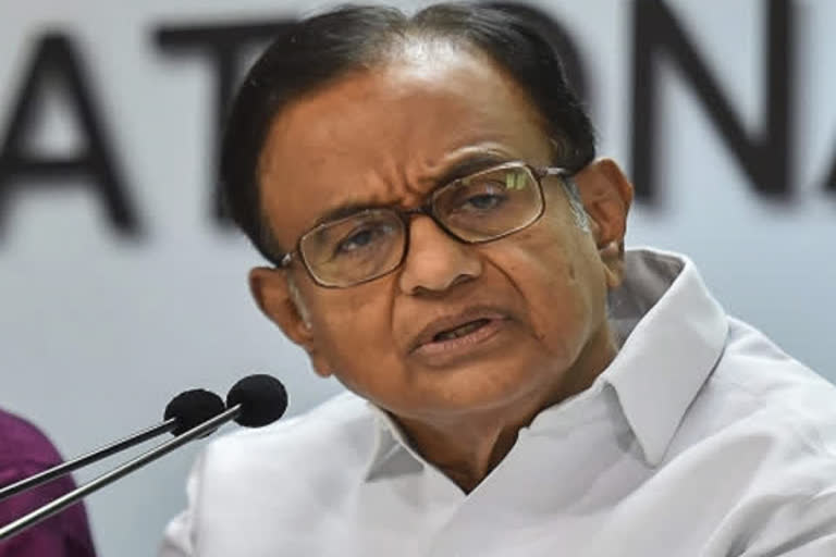 Congress leader P Chidambaram