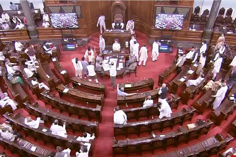 Mic off in in rajya sabha