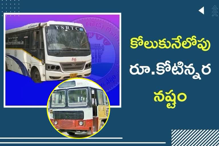 TSRTC losses, decreasing TSRTC influence