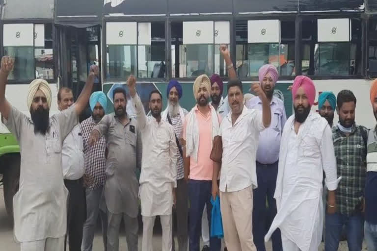 PRTC ਤੇ PUNBUS ਦੇ ਕੱਚੇ ਮੁਲਾਜ਼ਮਾਂ ਵੱਲੋਂ ਤਿੰਨ ਘੰਟੇ ਦਾ ਧਰਨਾ