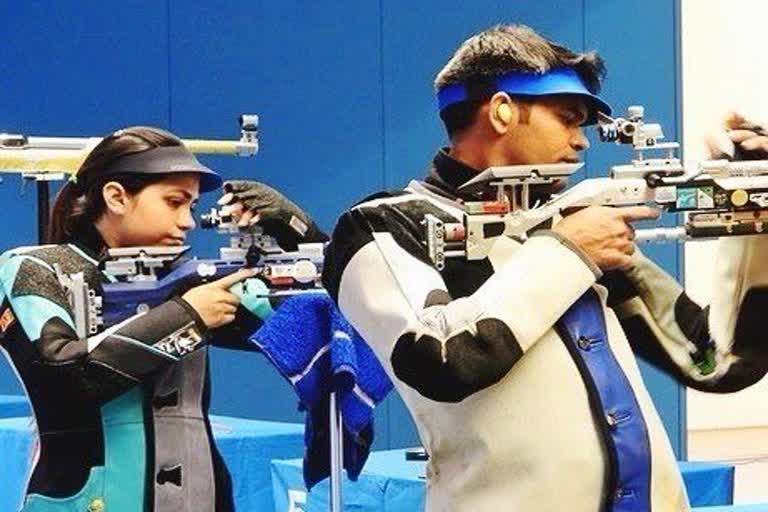 TOKYO OLYMPICS 2020 DAY 5 ANJUM MOUDGIL AND DEEPAK KUMAR 10 M AIR RIFLE MIXED TEAM