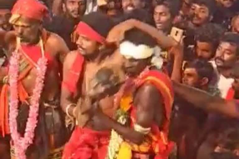 Tenkasi: Samiyattam with a rotten human head video Viral!