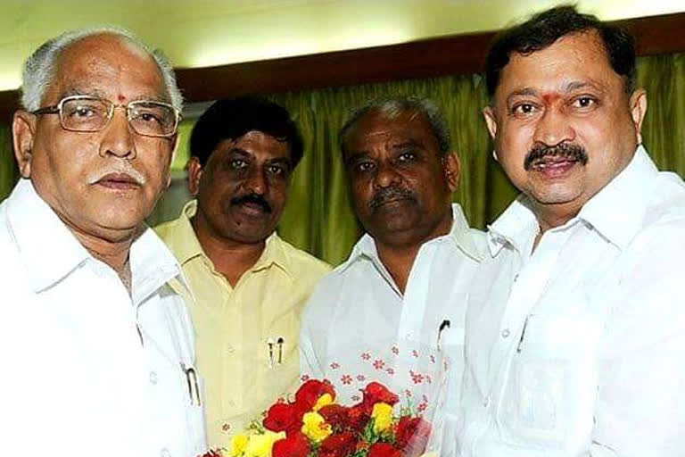 Some MLAs present in BS Yeddyurappa home