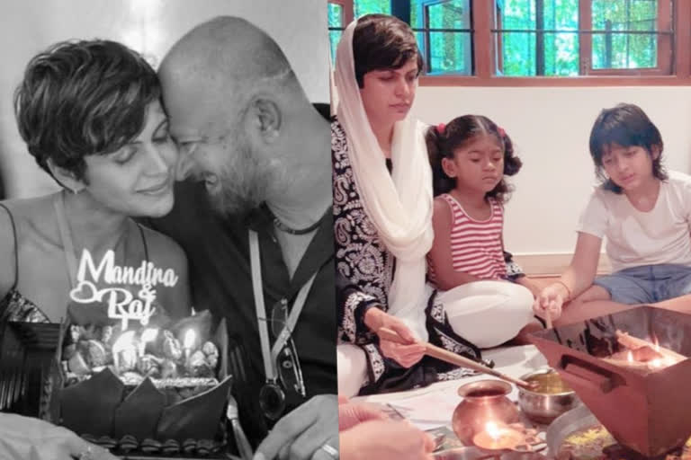 Mandira Bedi performs pooja in memory of her late husband Raj Kaushal - see pic