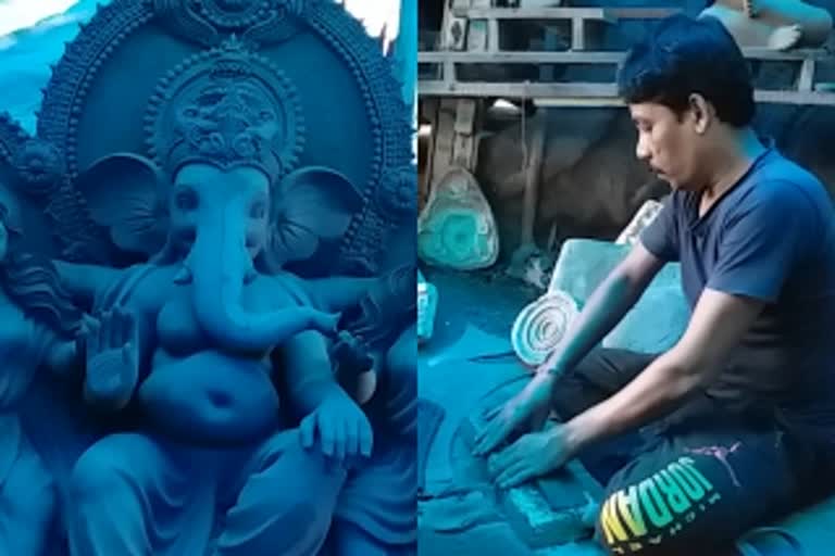 idol made for ganesh festival