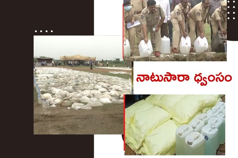 50 lacks worth natusara destroyed by seb police