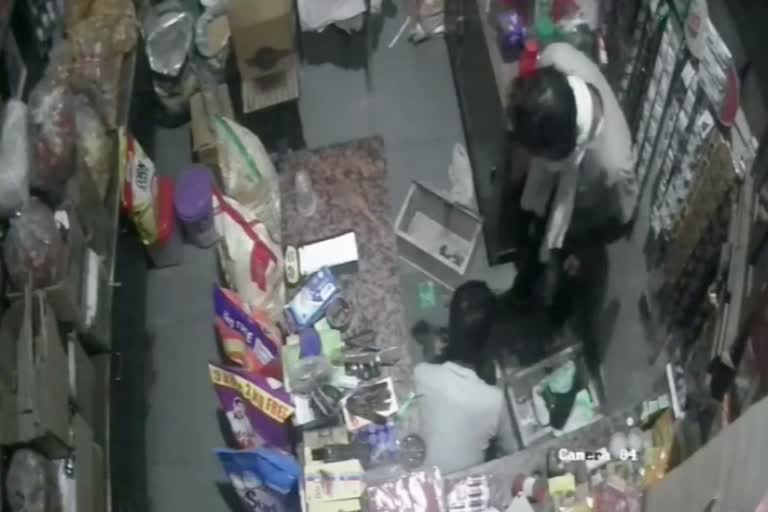 Theft in grocery store Sonipat