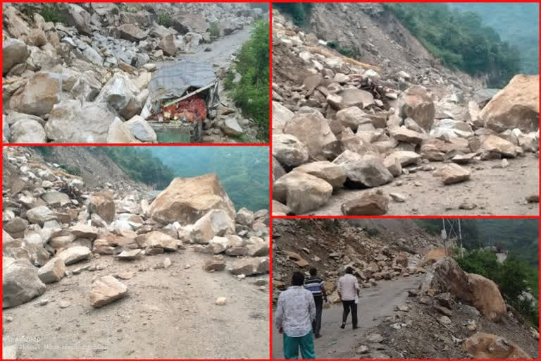 LANDSLIDE: ਮੁੜ ਹੋਇਆ ਚੰਡੀਗੜ੍ਹ-ਮਨਾਲੀ NH ਬੰਦ