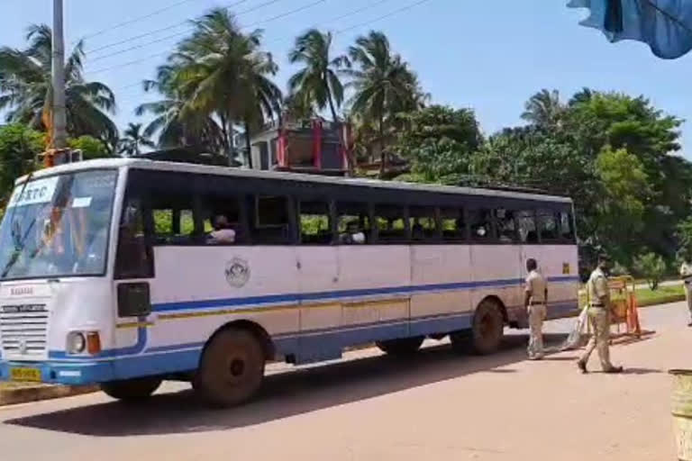 Bus travel will stop one week between Kasaragod to Mangalor