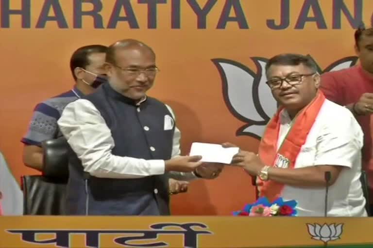 Manipur Congress chief joins BJP