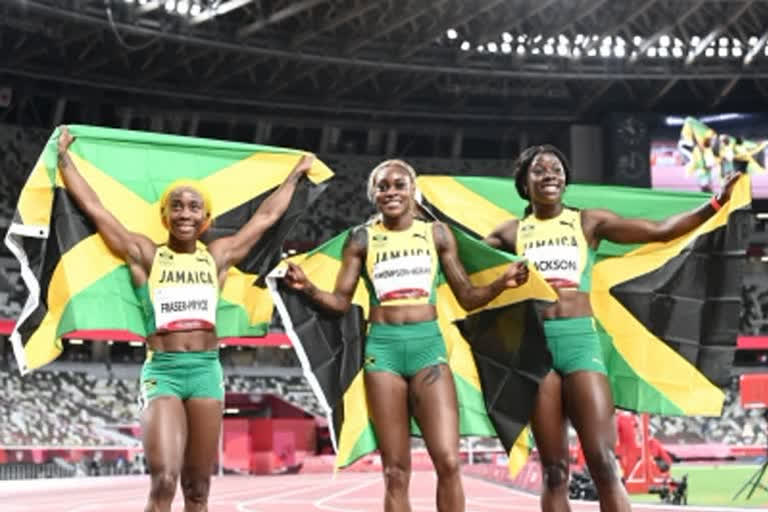 Tokyo Olympics 2020: Jamaica's Elaine Thompson-Herah wins women's 100m race, breaks Flo Jo's Olympic record